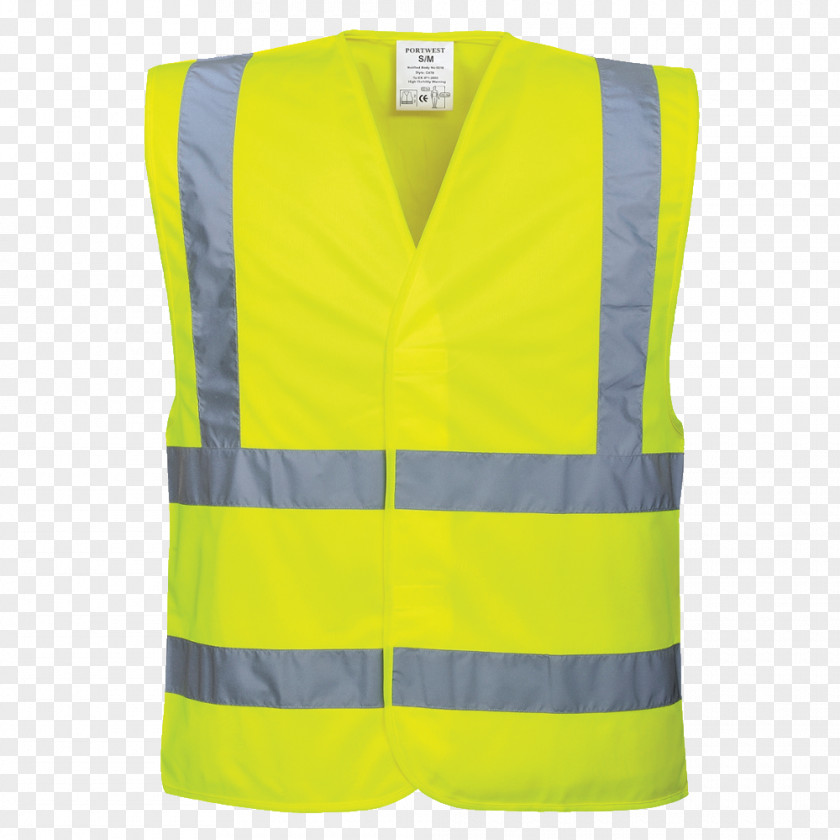 Yellow Vest High-visibility Clothing Gilets Waistcoat Hoodie PNG