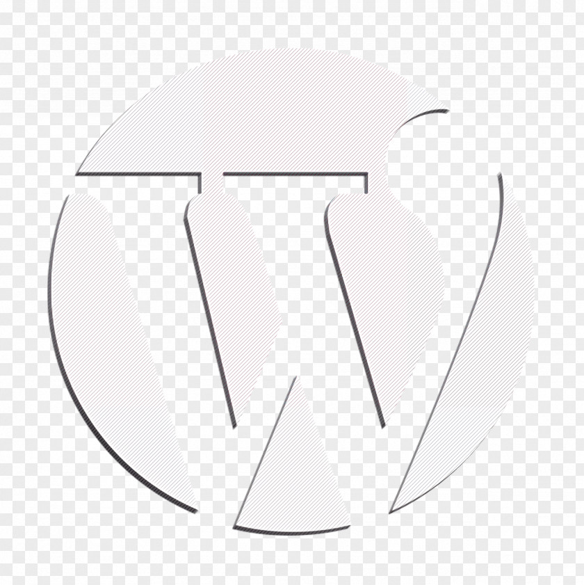 Emblem Blackandwhite Wordpress Icon PNG