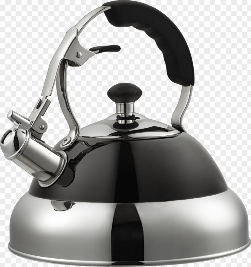 Kettle Whistling Stainless Steel Kitchen PNG
