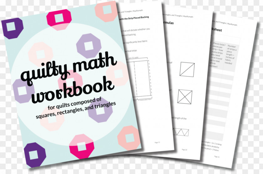 Quilt Rectangles Geometric Patterns Paper Graphic Design Quilty Math Workbook: For Quilts Composed Of Squares, Rectangles, And Triangles PNG