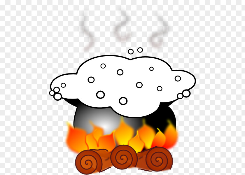 Fire Olla Boiling Clip Art PNG