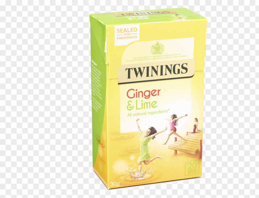 Ginger Tea Bag Infusion Twinings PNG