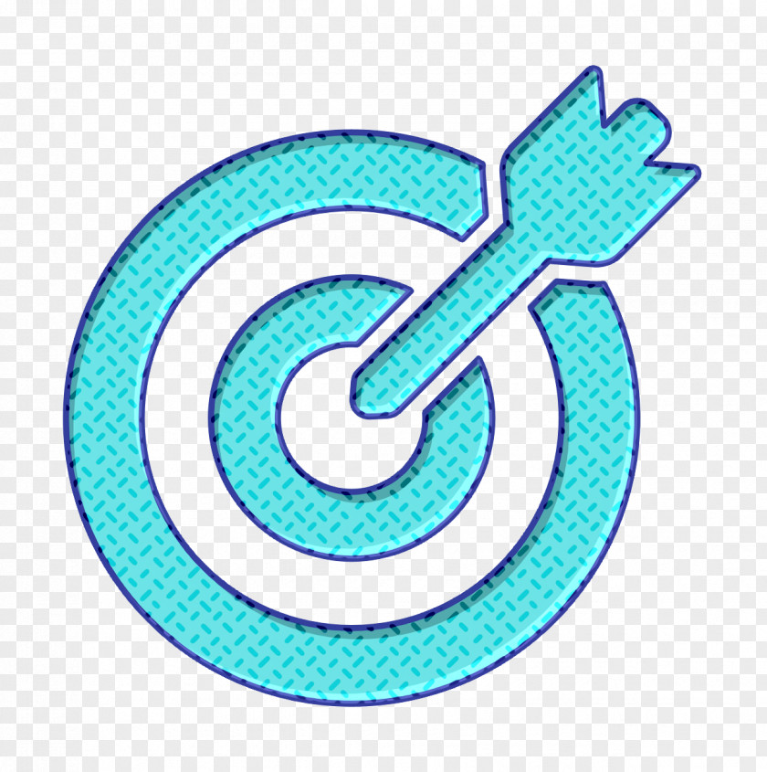 Logo Electric Blue Money And Finances Icon Business Target PNG
