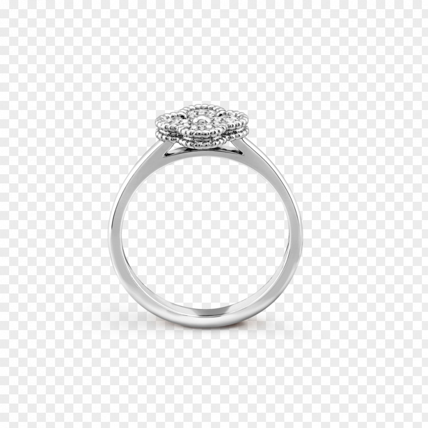 Poetic Charm Wedding Ring Silver Body Jewellery Platinum PNG