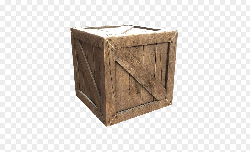Wood Rectangle Crate PNG