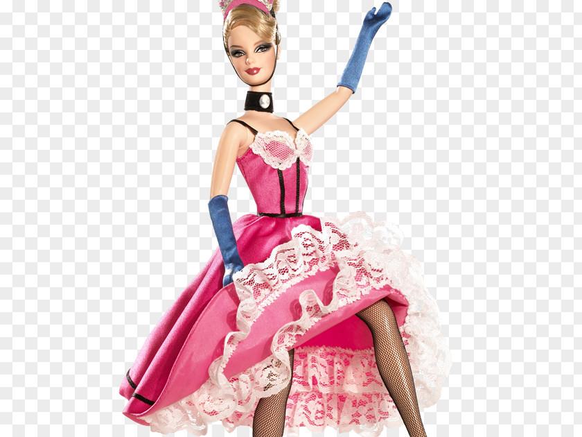 French Cancan France Barbie Amazon.com Brazilian Irish #12998 Pink Splendor PNG