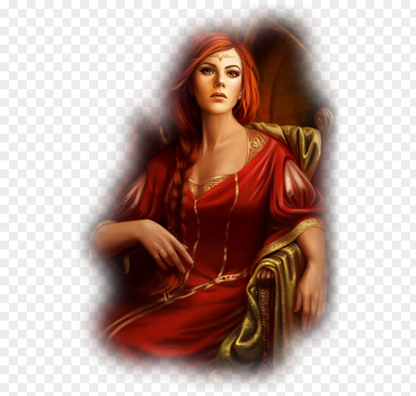 Hair Red Melisandre Fantasy PNG