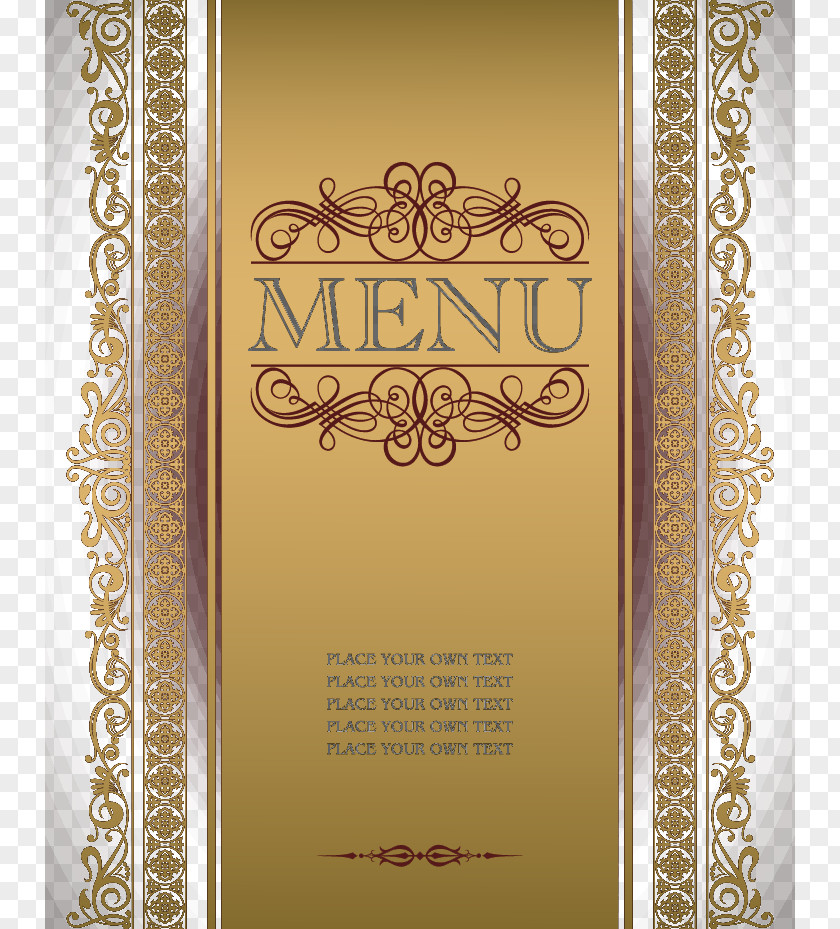 Menu Recipe Vecteur PNG