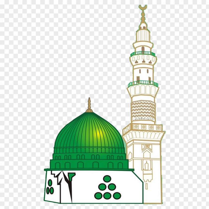 Muslim Prayer Al-Masjid An-Nabawi Great Mosque Of Mecca Green Dome Imam Ali PNG