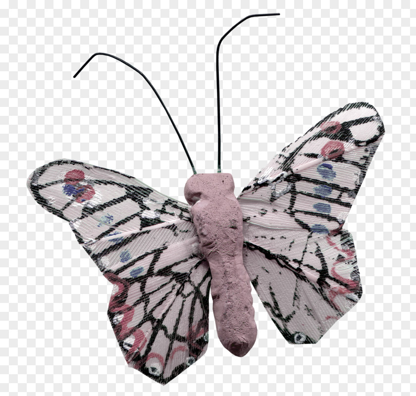 Pink Butterfly Nymphalidae Moth PNG