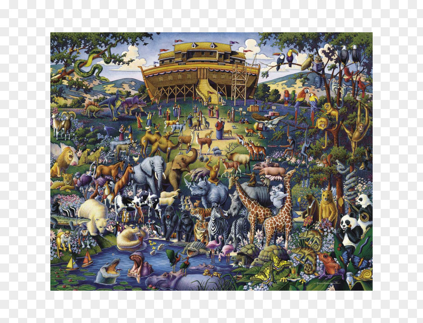 Wives Aboard Noah's Ark Jigsaw Puzzles Puzzle Video Game Ravensburger Brain Teaser PNG