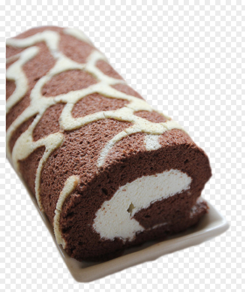 Chocolate Egg Rolls Swiss Roll Cream Cake Brownie PNG