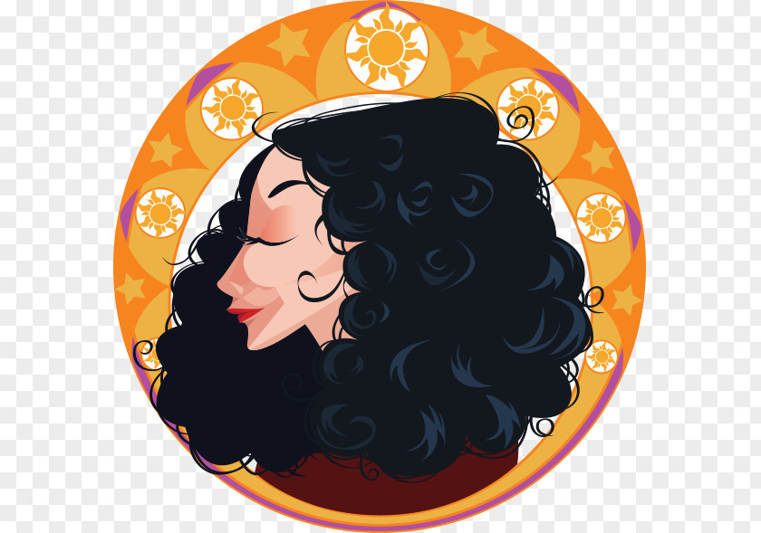 Mother Bee Cartoon Circle PNG