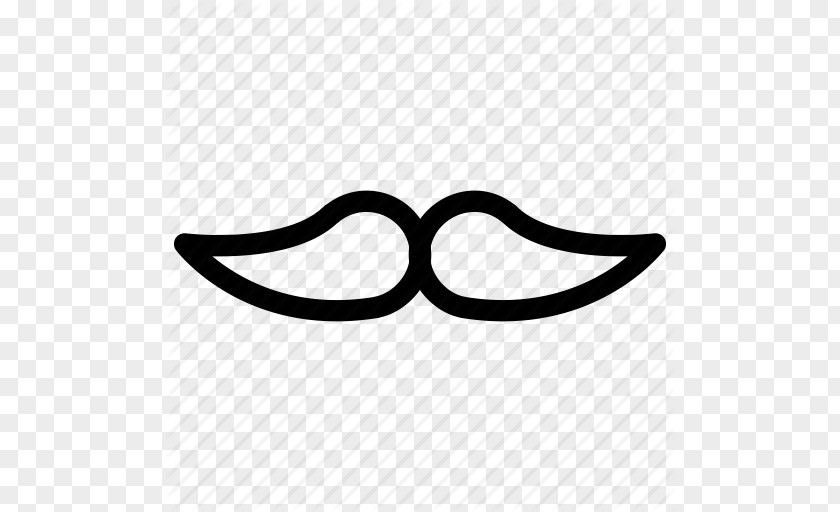 Mustache Outline ICO Moustache Icon PNG