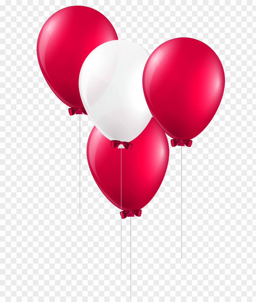 Red Festive Balloons Balloon White Clip Art PNG
