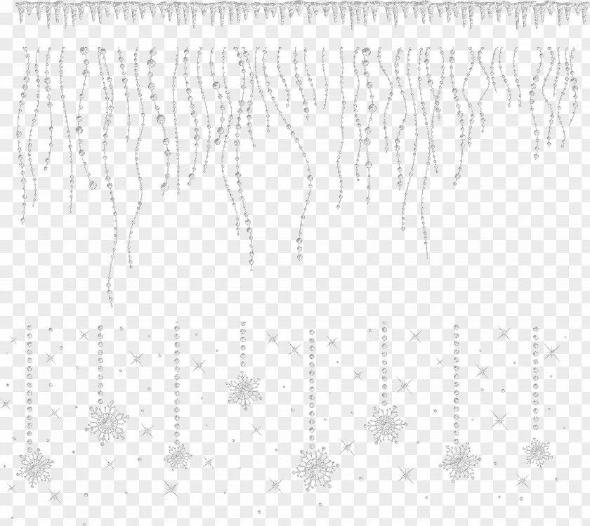 Snowflake White Diagram Pattern PNG