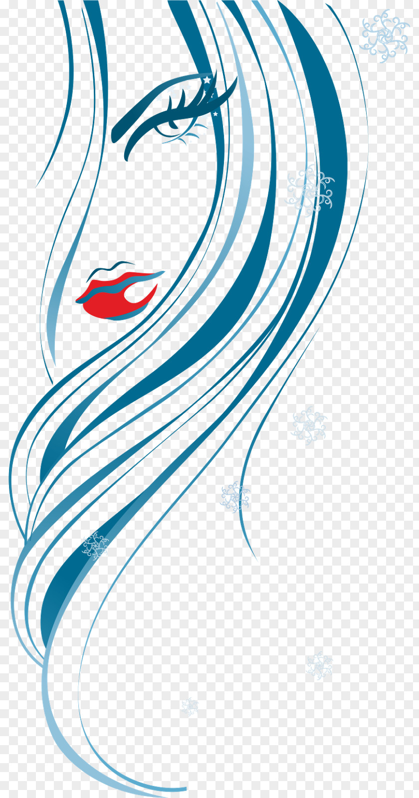 Beauty Line Woman Drawing Clip Art PNG