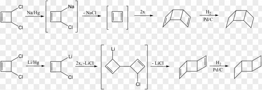 Cyclobutadiene Dimer Ladderane Chemistry Cyclobutane PNG