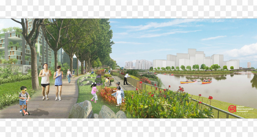 Urban Park Kallang Riverside Bishan-Ang Mo Kio Singapore River Rejuvenation PNG