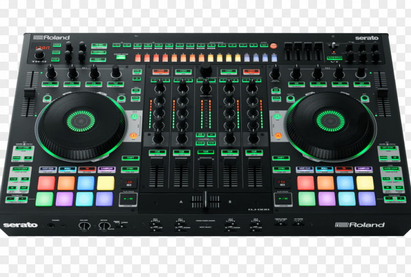 Musical Instruments Roland TR-808 DJ Controller Disc Jockey Audio Mixers DJ-808 PNG