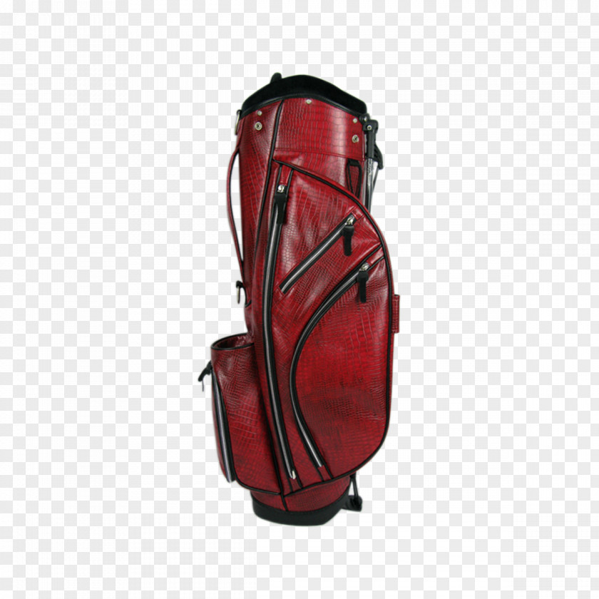 Red Bag Golfbag Maroon PNG