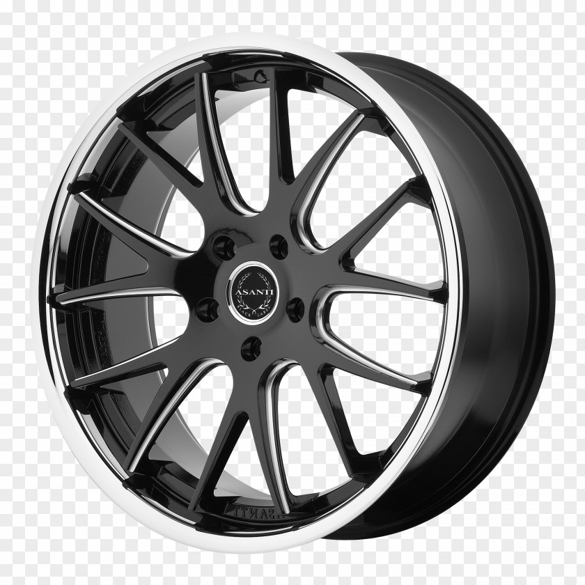 Wheels India Fawkner & Tyres Car Asanti Black Rim PNG