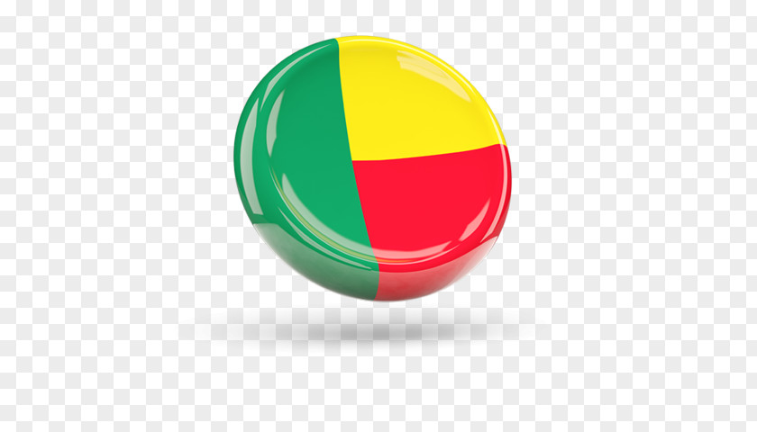 Benin Flag Sphere Ball PNG