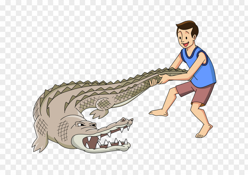Crocodile Alligators Alligator Wrestling Velociraptor Image PNG