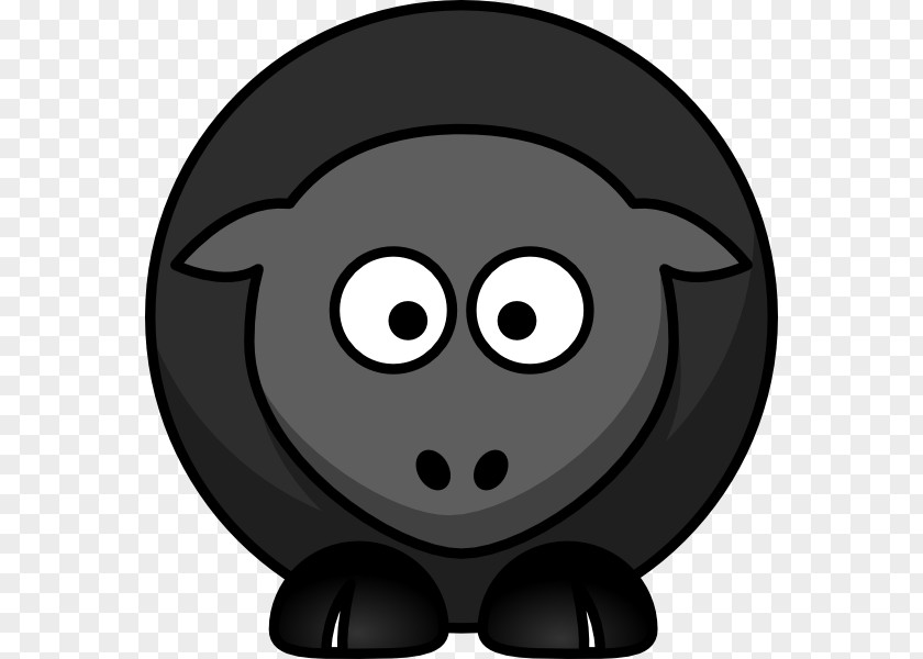 Hey Ram Leicester Longwool Black Sheep Clip Art PNG