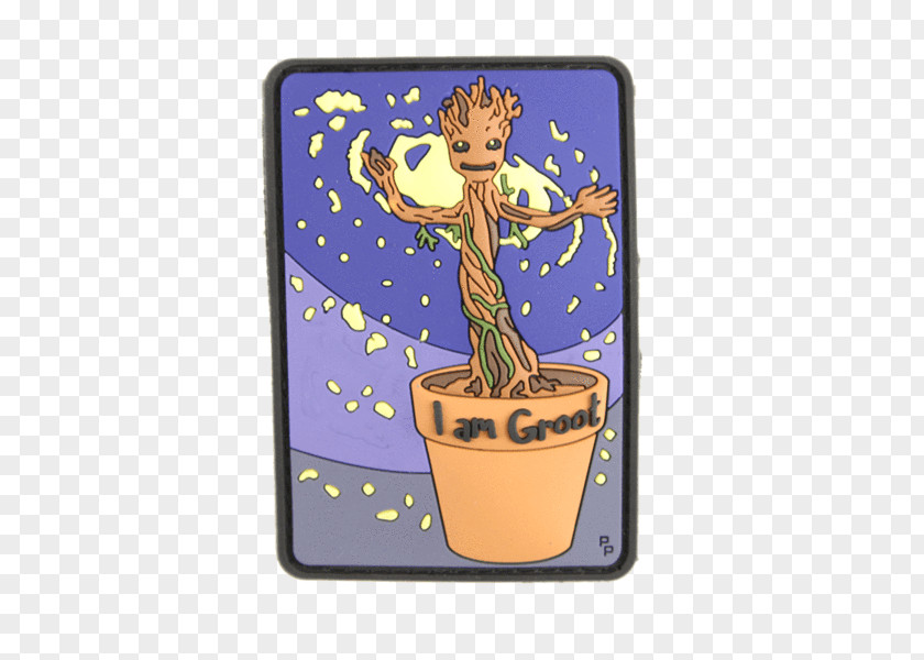 I Am Groot Baby Character Hook And Loop Fastener Cartoon PNG