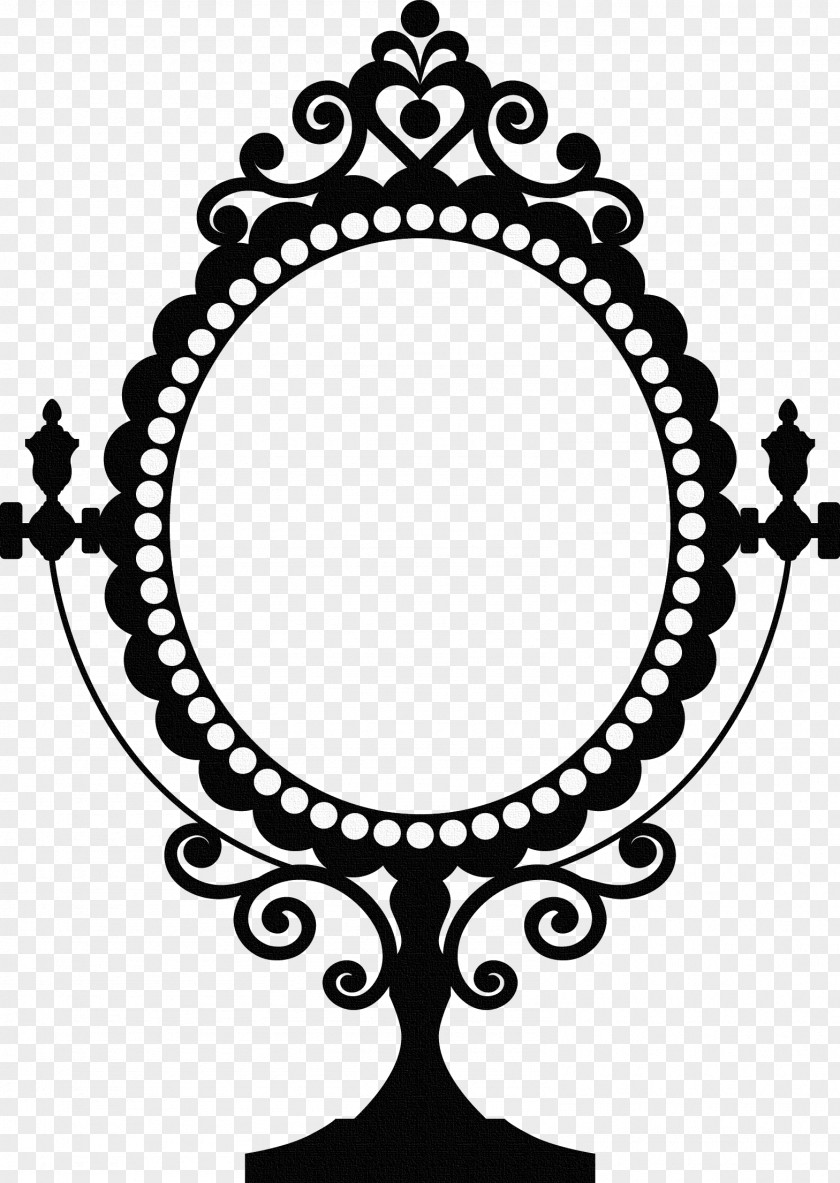 Mirror Wall Decal Vintage Clothing Picture Frame PNG