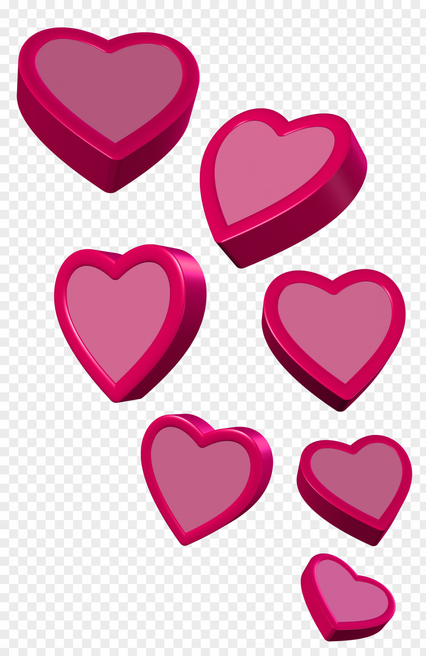 Pink Hearts Clipart Picture Heart Clip Art PNG