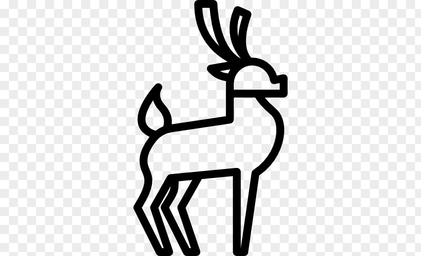 Reindeer Antler White Line Clip Art PNG