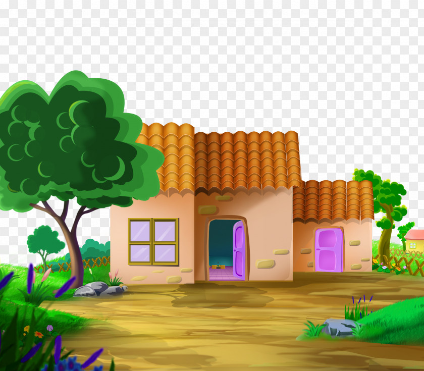 2017 Cartoon Tree House Road Computer File PNG