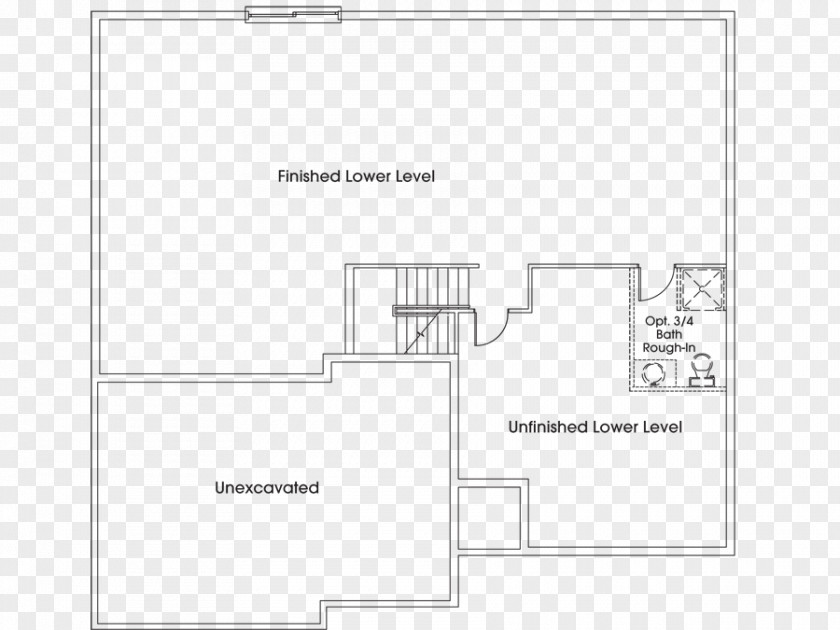 Design Paper Floor Plan Line PNG