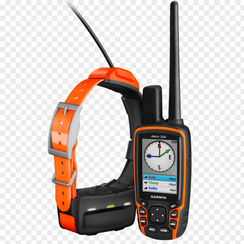Dog GPS Navigation Systems Garmin Ltd. Astro 320 Tracking Collar PNG