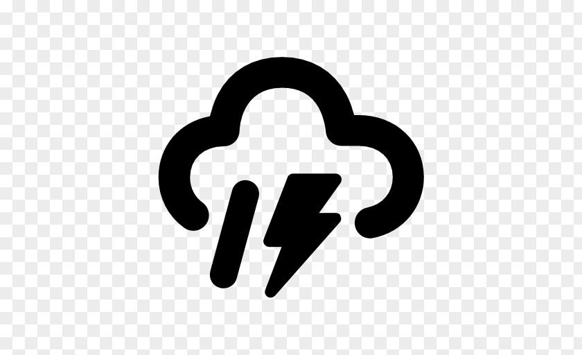 Drizzle Lightning Cloud Symbol PNG