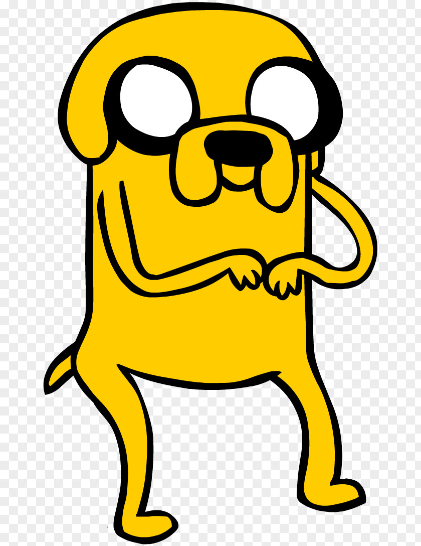 Jake The Dog Yellow Smiley Cartoon Clip Art PNG
