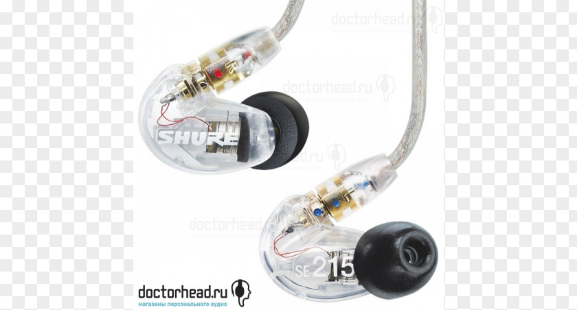 Microphone In-ear Monitor Shure SE215 Studio PNG