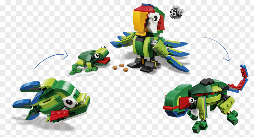 Toy LEGO 31031 Creator Rainforest Animals 31019 Forest PNG