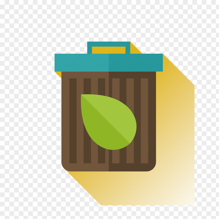 Vector Trash Can Waste Container PNG