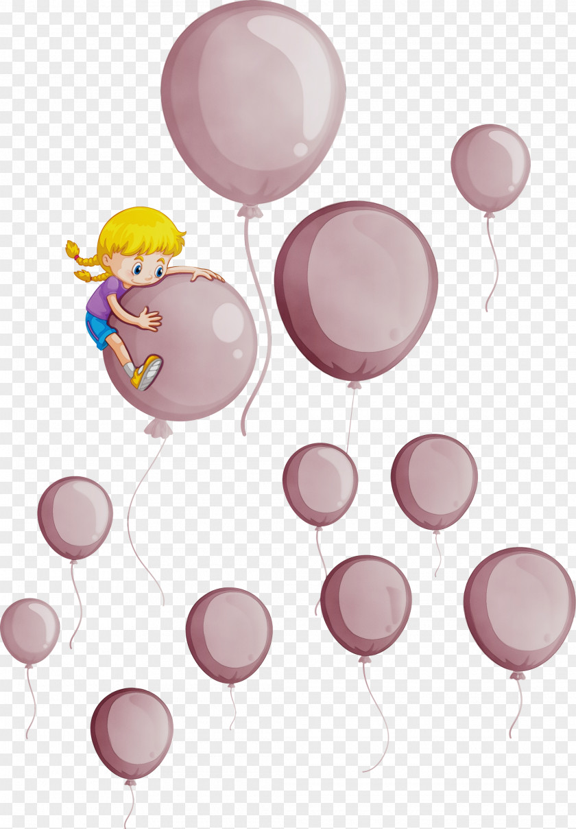 Balloon Pink M PNG