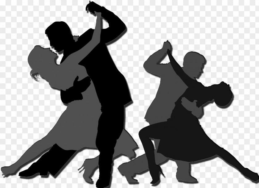 Casal De Namorados Ballroom Dance Argentine Tango Silhouette PNG