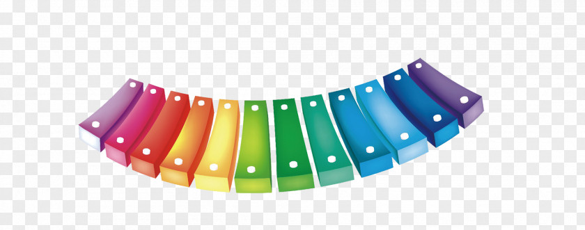 Colorful Board Piano Plate Musical Keyboard PNG