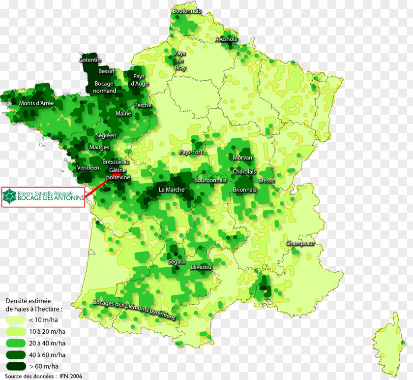 Map Réserve Naturelle Régionale Du Bocage Des Antonins Normand Norman Language PNG