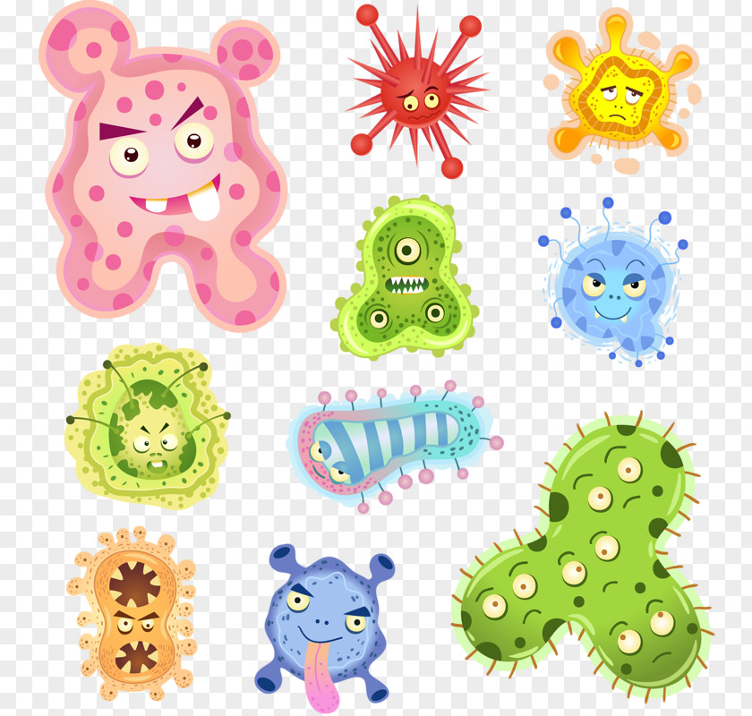 Microscopic Bacteria Microorganism Virus Infection PNG