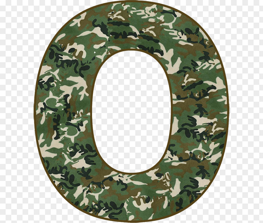 Military Camouflage Alphabet Letter PNG