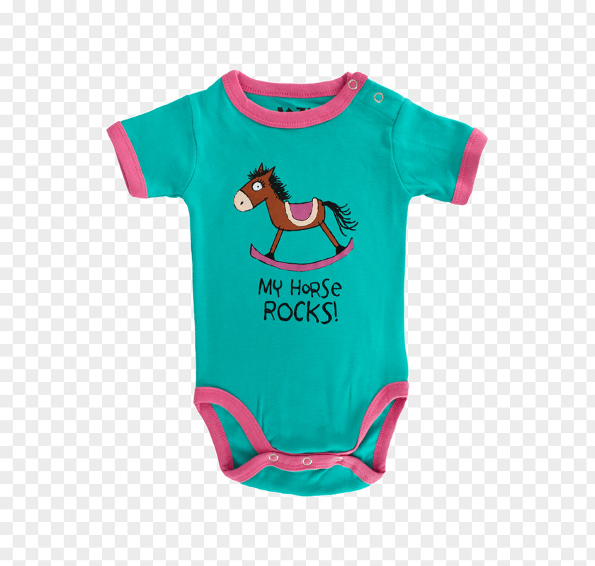 Pink Horses Baby & Toddler One-Pieces T-shirt Green Sleeve Font PNG