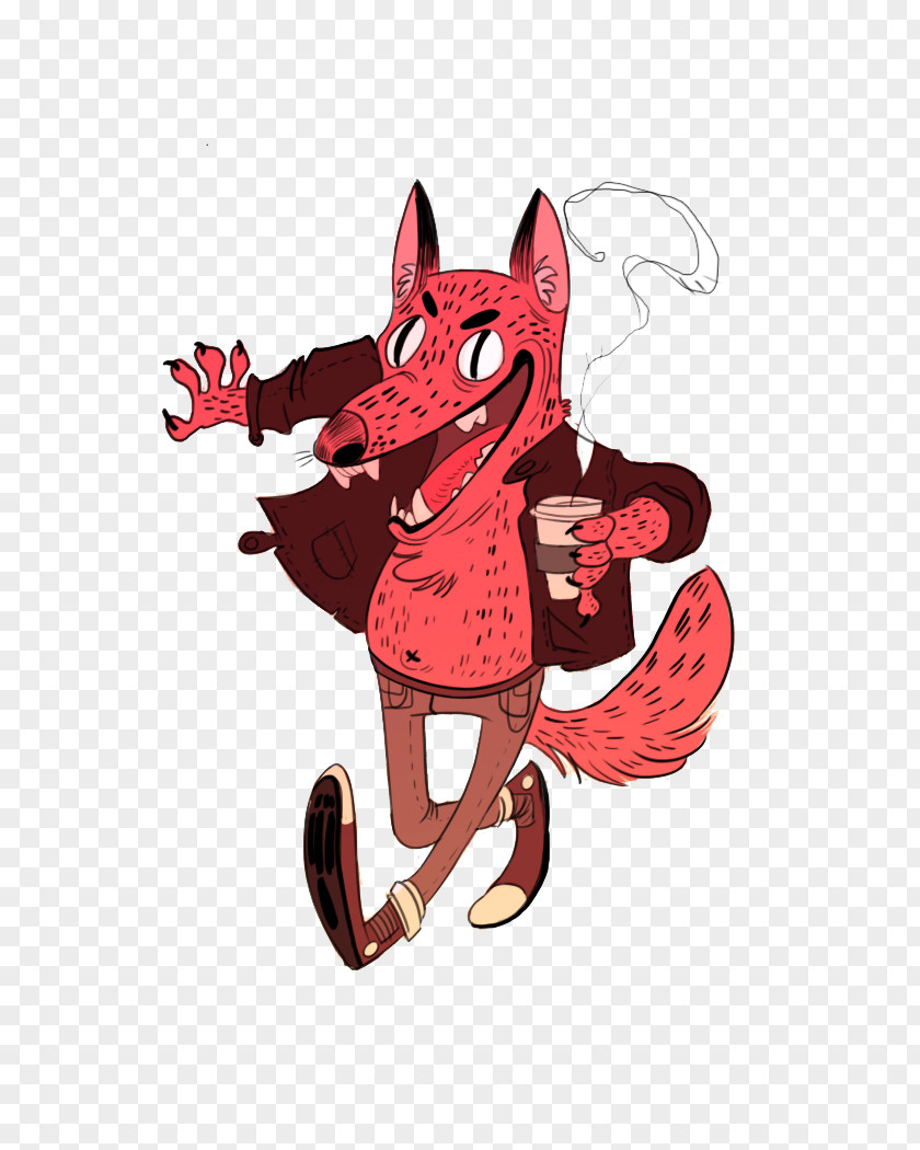 Red Fox Model Sheet Concept Art Drawing Illustration PNG