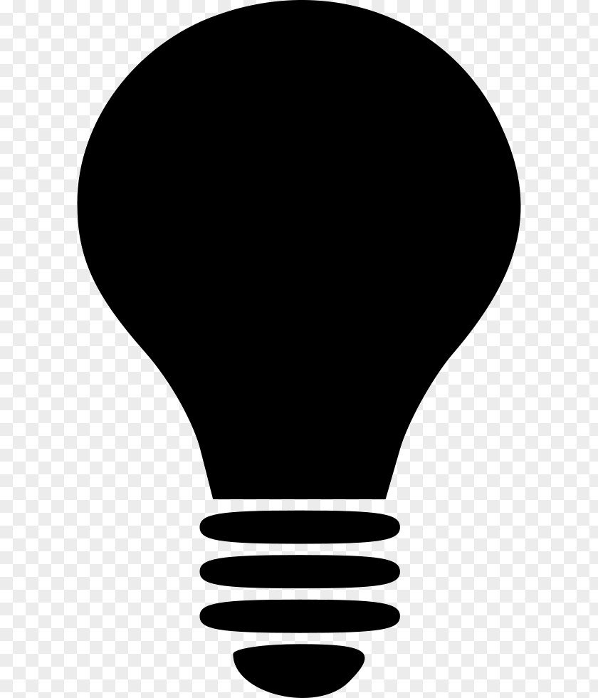 Silhouette Lamp Bulb Clip Art Openclipart Incandescent Light Free Content PNG